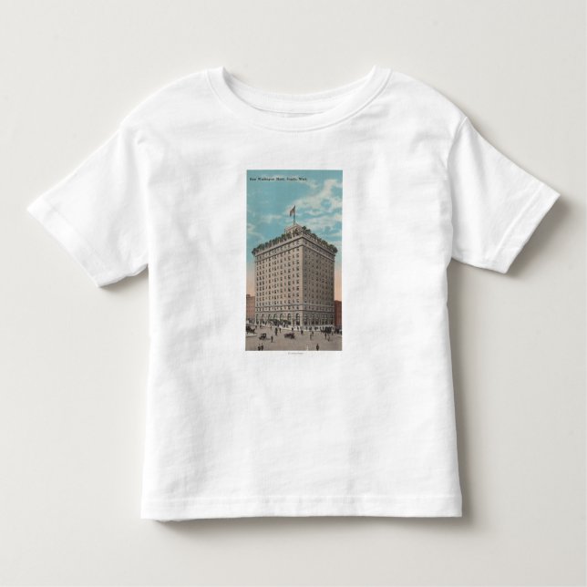 Seattle, WAView des Washington-Hotels Kleinkind T-shirt (Vorderseite)