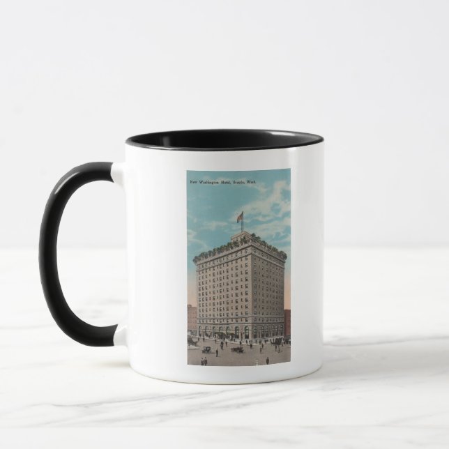 Seattle, WAView vom Washington Hotel Tasse (Links)