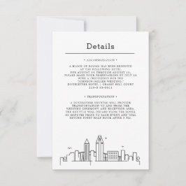 Seattle Wedding | Gästedaten Einladung