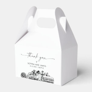 Seattle Wedding Personalisiert Gevor Box Geschenkschachtel