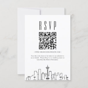 Seattle Wedding QR Code UAWG Einladung
