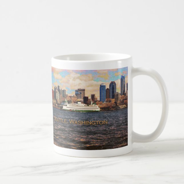 Seattleskyline-Tasse Tasse (Rechts)