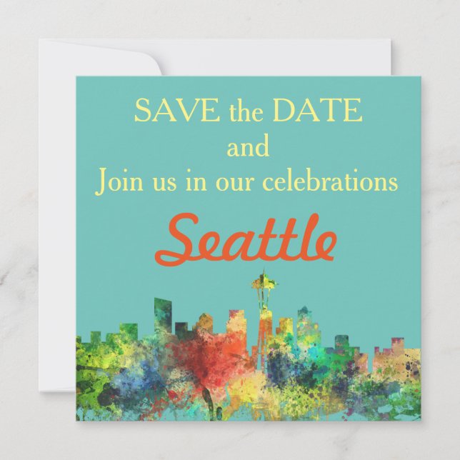 SEATTTIL WASHINGTON SKYLINE SP - EINLADUNG (Vorderseite)
