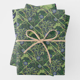 Seaweed art nouveau design by William Morris Geschenkpapier Set