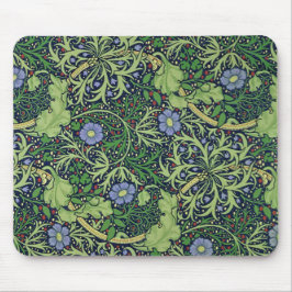 Seaweed Art Nouveau Design von William Morris Mousepad