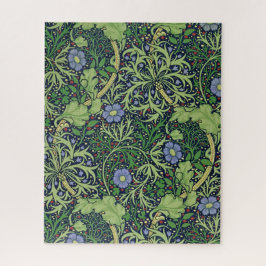 Seaweed Art Nouveau Design von William Morris Puzzle