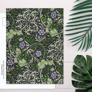 Seaweed Floral William Morris Company Postkarte