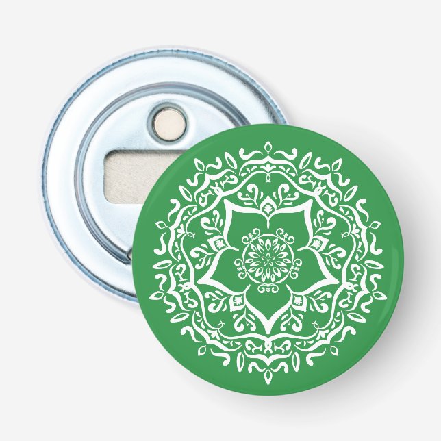 Seaweed Mandala Flaschenöffner (Vorderseite)