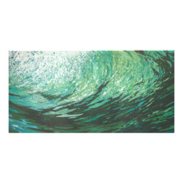 Seaweed on a Wave Foto Print von Margaret Juul