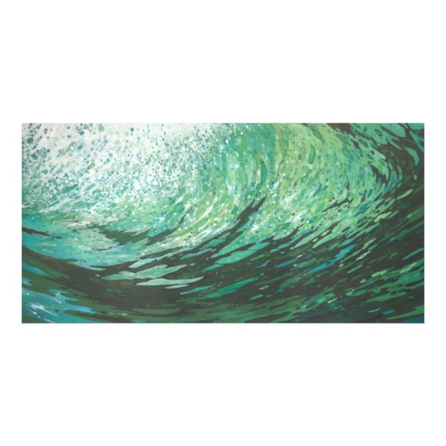 Seaweed on a Wave Foto Print von Margaret Juul (Vorne)