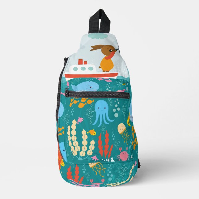 Seaworld Sack Crossbody Bag (Vorderseite)