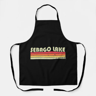 SEBAGO LAKE MAINE Fishing Camping Schürze