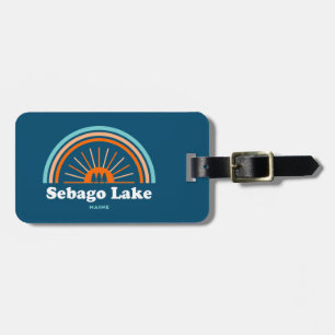 Sebago Lake Maine Regenbogen Gepäckanhänger