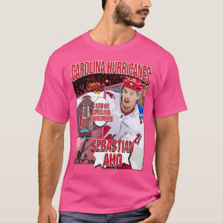 Sebastian Aho Hockey Art Hurrikane 1 T-Shirt