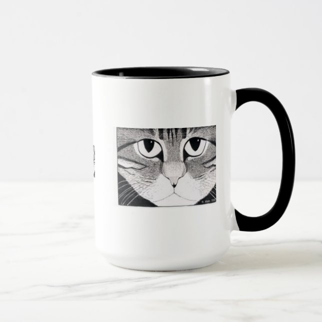 Sebastian die Katzen-Tasse Tasse (Rechts)