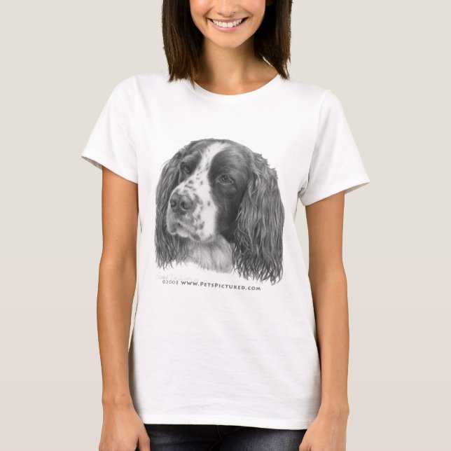 Sebastian, englischer SpringerSpaniel T-Shirt (Vorderseite)