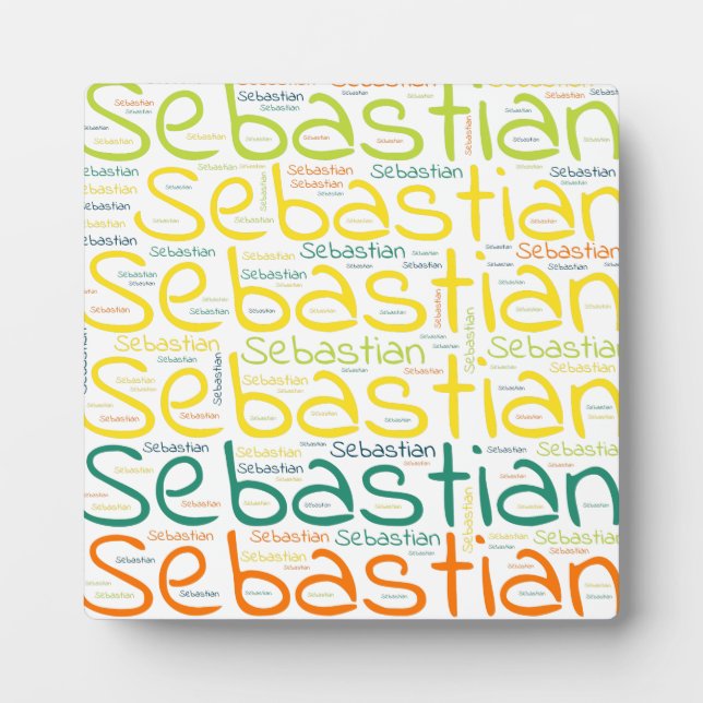 Sebastian Fotoplatte (Vorderseite)