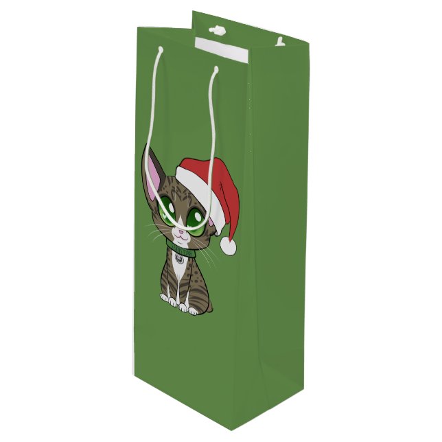 Sebastian Geschenktasche! Geschenktüte Für Weinflaschen (Vorderseite Schrägansicht)