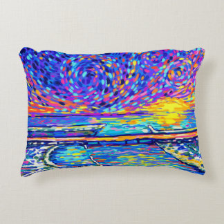 Sebastian Inlet Cotton Candy Sky Dekokissen