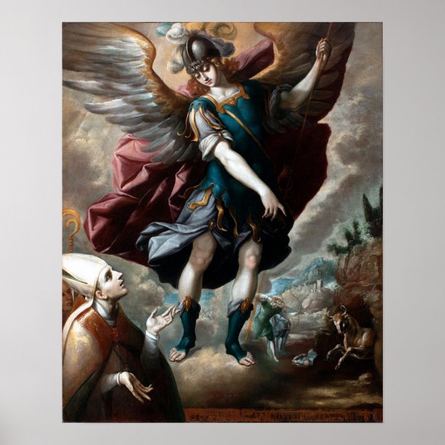 Sebastian Lopez de Arteaga Saint Michael Poster (Vorne)