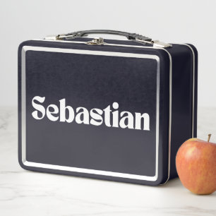 Sebastian Name Personalisiert Metall Brotdose