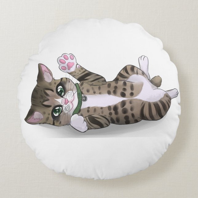 Sebastian Round Pillow Rundes Kissen (Vorderseite)