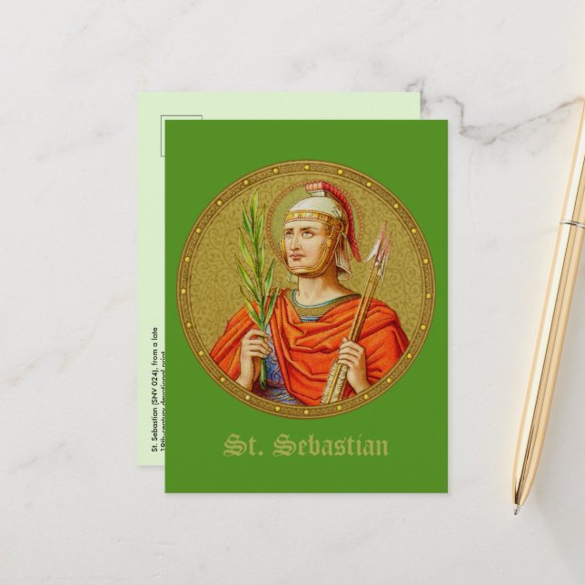 Sebastian (SNV 24) (Rundbild) Vertikale Post Postkarte (Vorderseite/Rückseite Beispiel)
