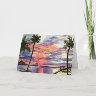 "Sebastian Sunrise" - Blankokarte Karte