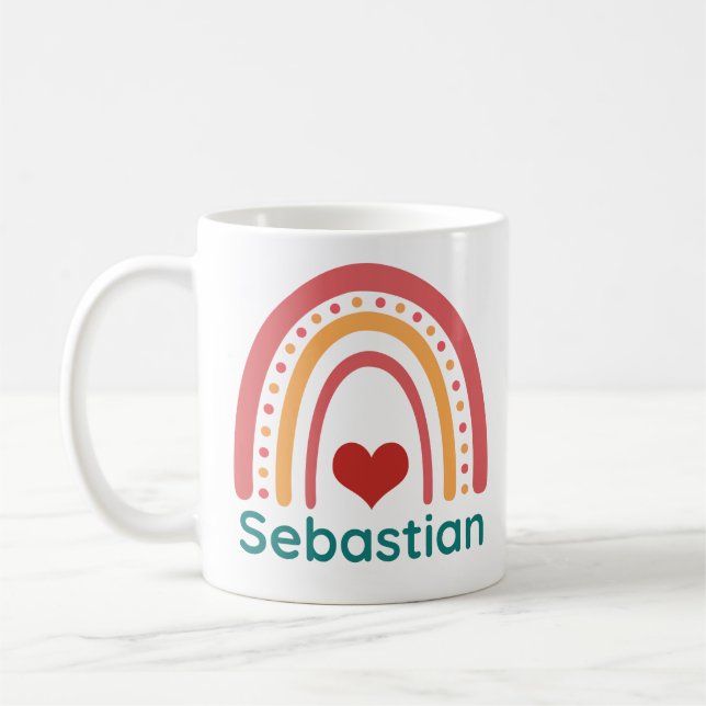 Sebastian Vintag Boho Rainbow Kaffeetasse (Links)