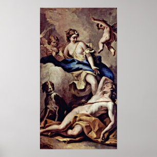 Sebastiano Ricci - Selene und Endymion, Poster