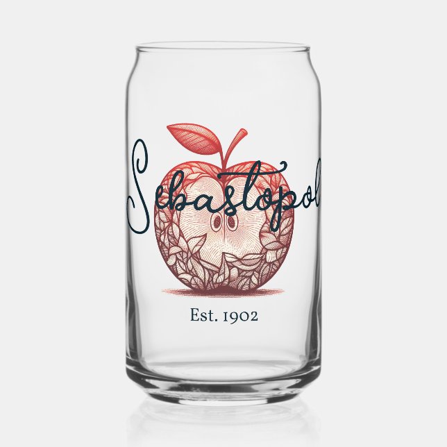 Sebastopol California Gravenstein Apple Fair Dosenglas (Rückseite)