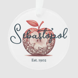 Sebastopol California Gravenstein Apple Fair Ornament