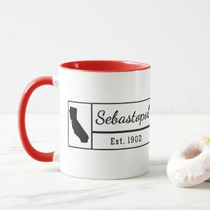 Sebastopol California Sonoma Gravenstein Apple Tasse