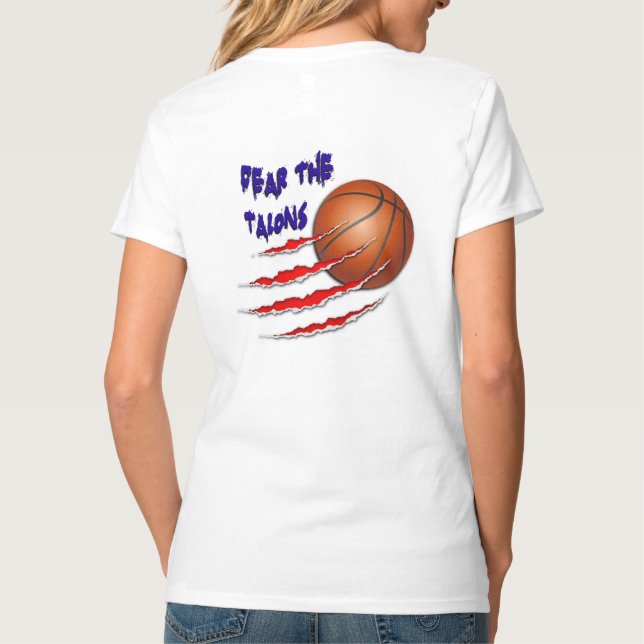 SEBC Furcht der Talons-Dame V-Hals T - Shirt (Rückseite)