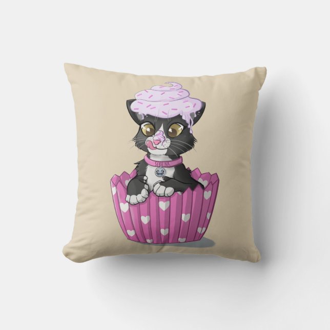 Sebrina-Kissen 16 Zoll x 16 Zoll Kissen (Vorderseite)