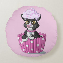 Sebrina rundes Wurfs-Kissen (16") Kissen