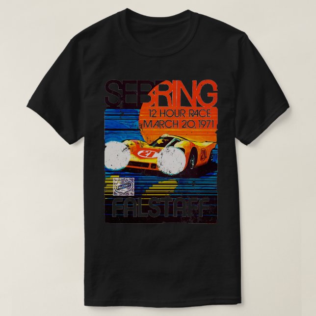 Sebring Falstaff Racing T-Shirt (Design vorne)