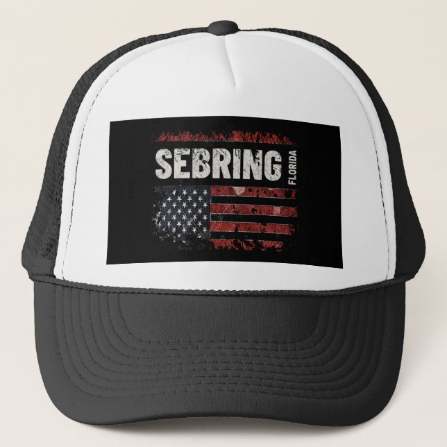 Sebring Florida Truckerkappe (Vorderseite)