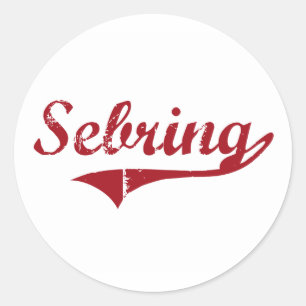 Sebring Ohio Classic Design Runder Aufkleber