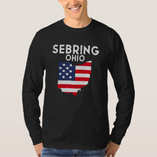 Sebring Ohio USA State America Travel Ohioan T-Shirt