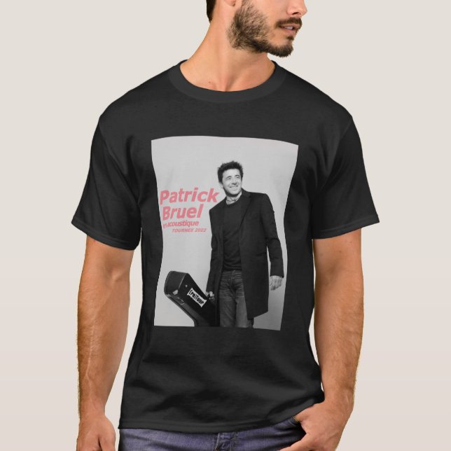 sechpatrick bruel TOURNEE ACOUSTIQUE T-Shirt (Vorderseite)