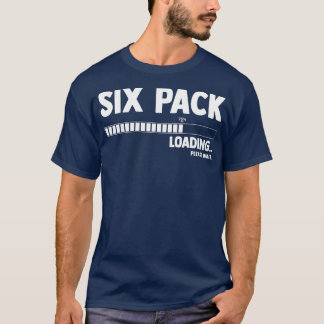 Sechs (6) Pakete abs Laden Bitte warten Sie Gymnas T-Shirt