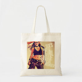 Sechs Badass Mädchen-Gruppe: Taschen-Tasche Tragetasche