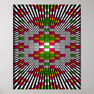 'Sechs Bäume Poster