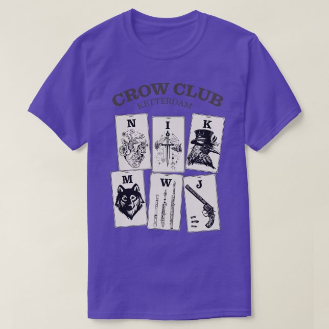 Sechs Crows Ketterdam Crow Club 12 T-Shirt (Design vorne)