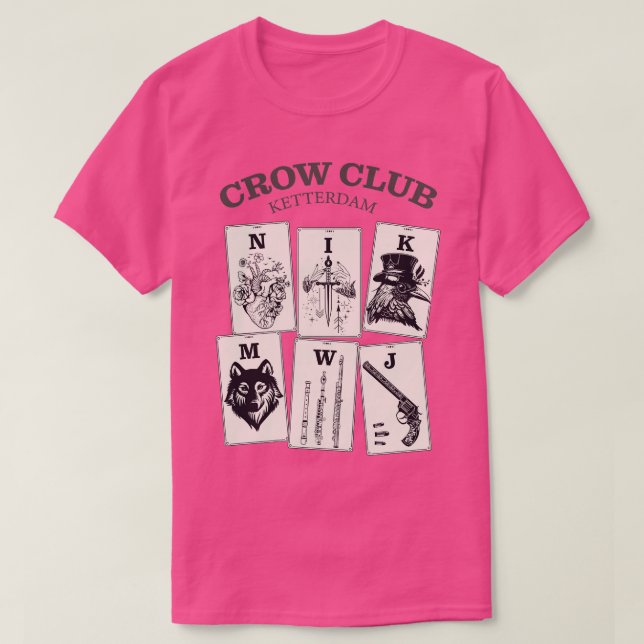 Sechs Crows Ketterdam Crow Club 20 T-Shirt (Design vorne)