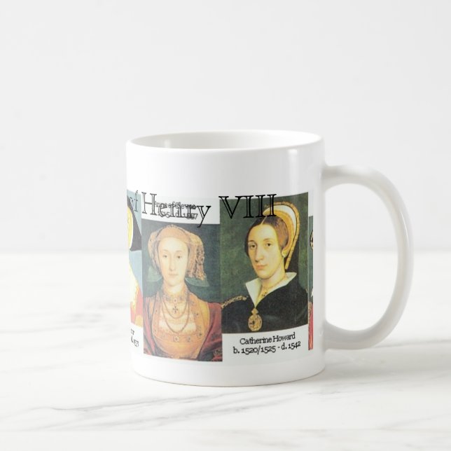 Sechs Ehefrau-Tasse, die sechs Ehefrauen von Henry Kaffeetasse (Rechts)