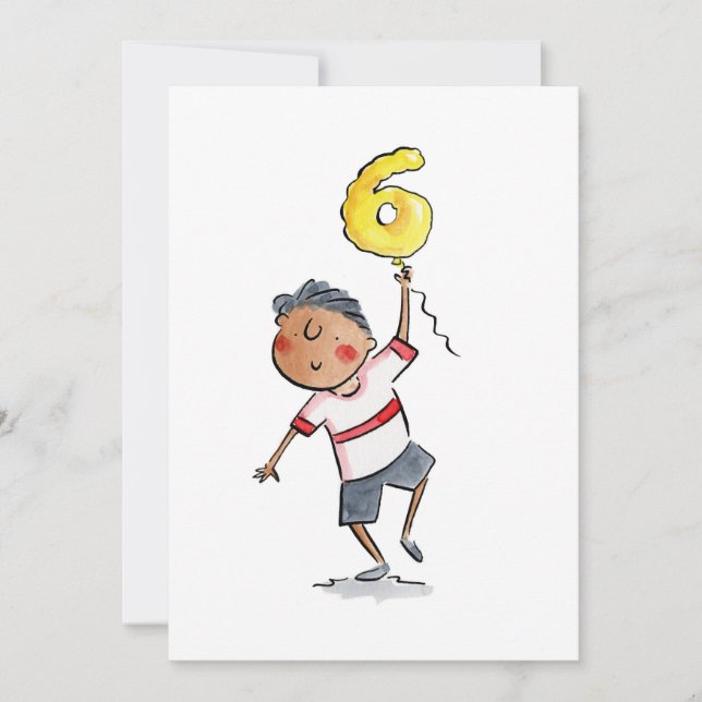 Sechs Einladung (Vorderseite)