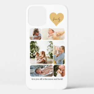 Sechs Foto Collage Einfache Mama Väter Case-Mate iPhone Hülle
