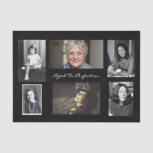 Sechs Foto Personalisiert Seidenpapier